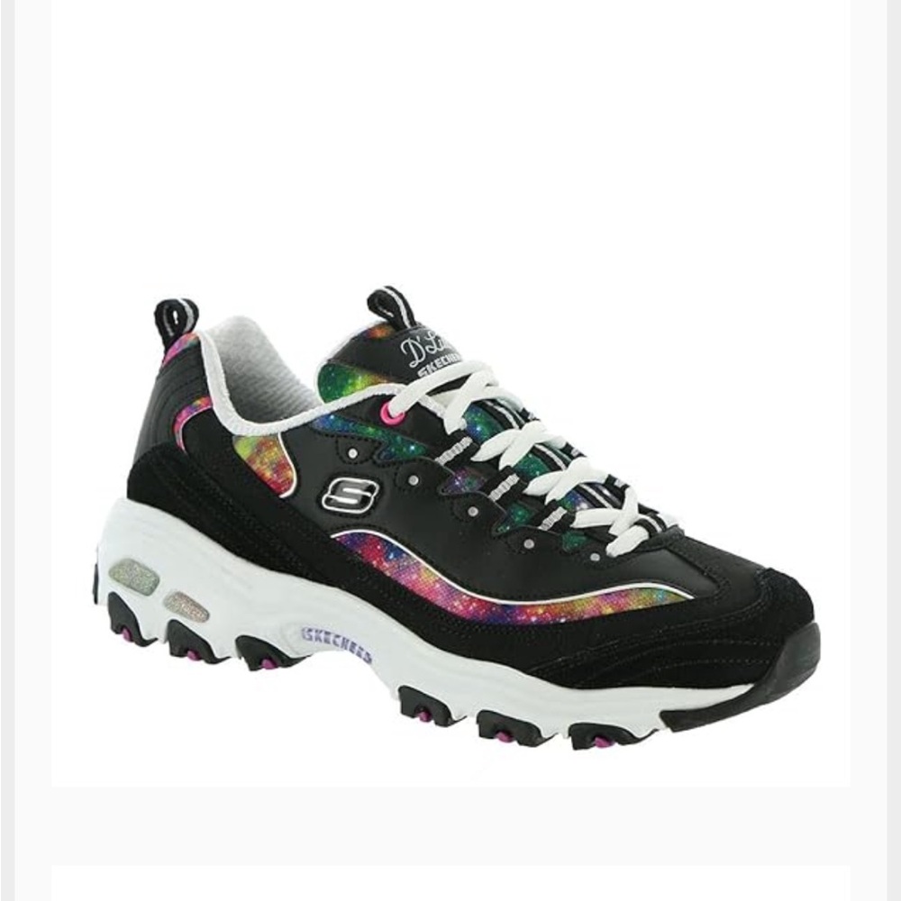 NWT SKECHERS Sport D’Lites-Galaxy Fantasy Women’s Sneakers Multi 6.5 Wide